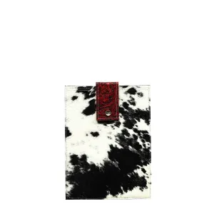 13'' Tablet Sleeve - Black & White w/ Burgundy Tool