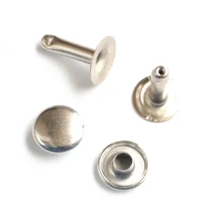 24 Large Rivets 13mm Nickel