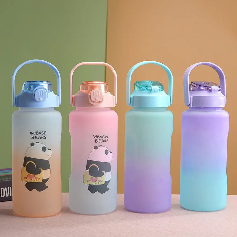 3 in 1 Panda Bottle Set