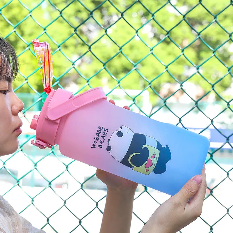 3 in 1 Panda Bottle Set