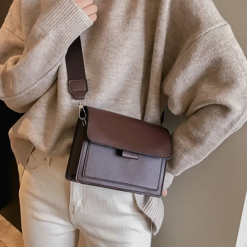 5-Piece Ladies Crossbody Bag Set - Versatile Faux Leather Handbags for Women