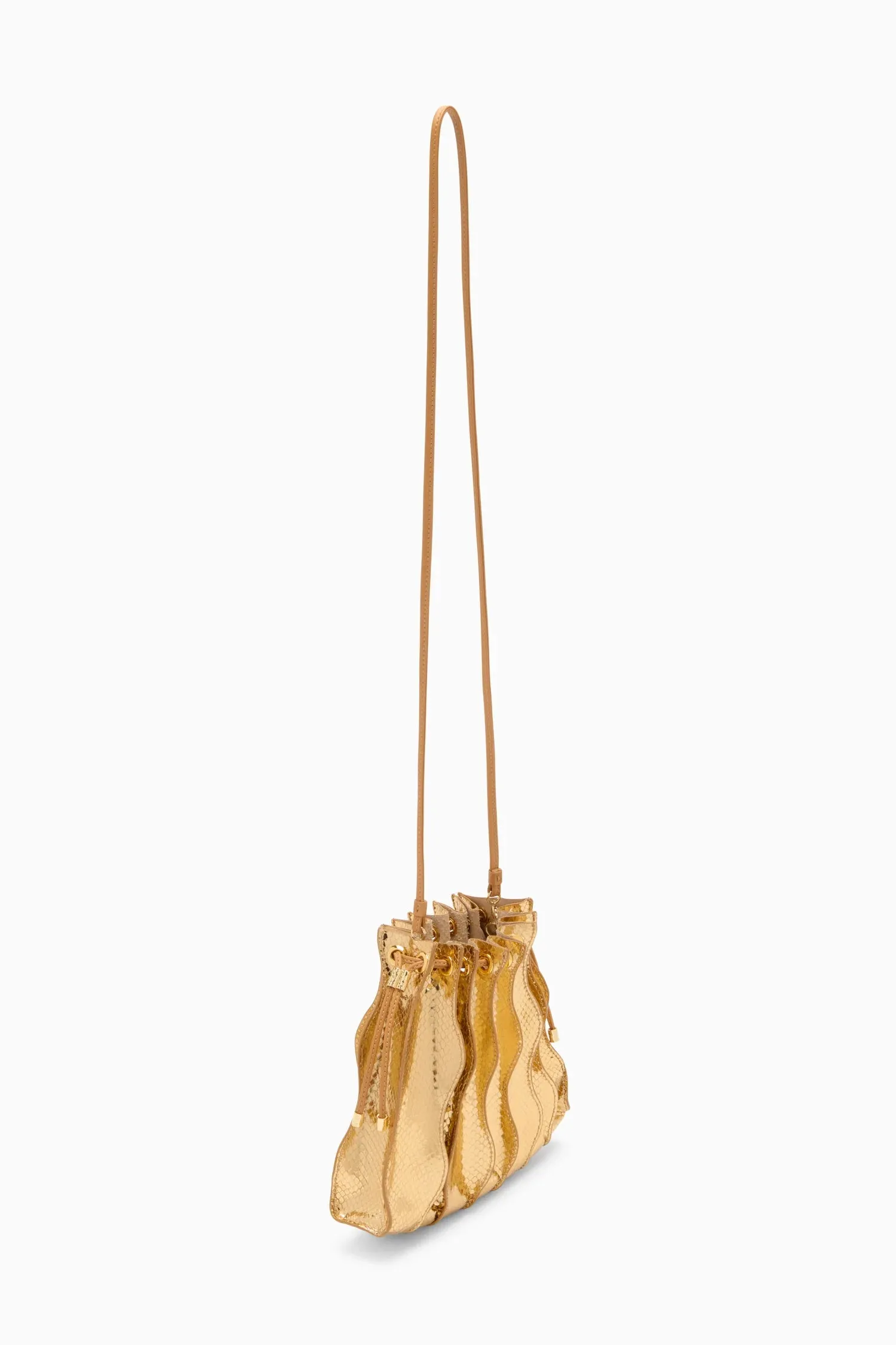 ADRIA PLEATED WAVE CROSSBODY
