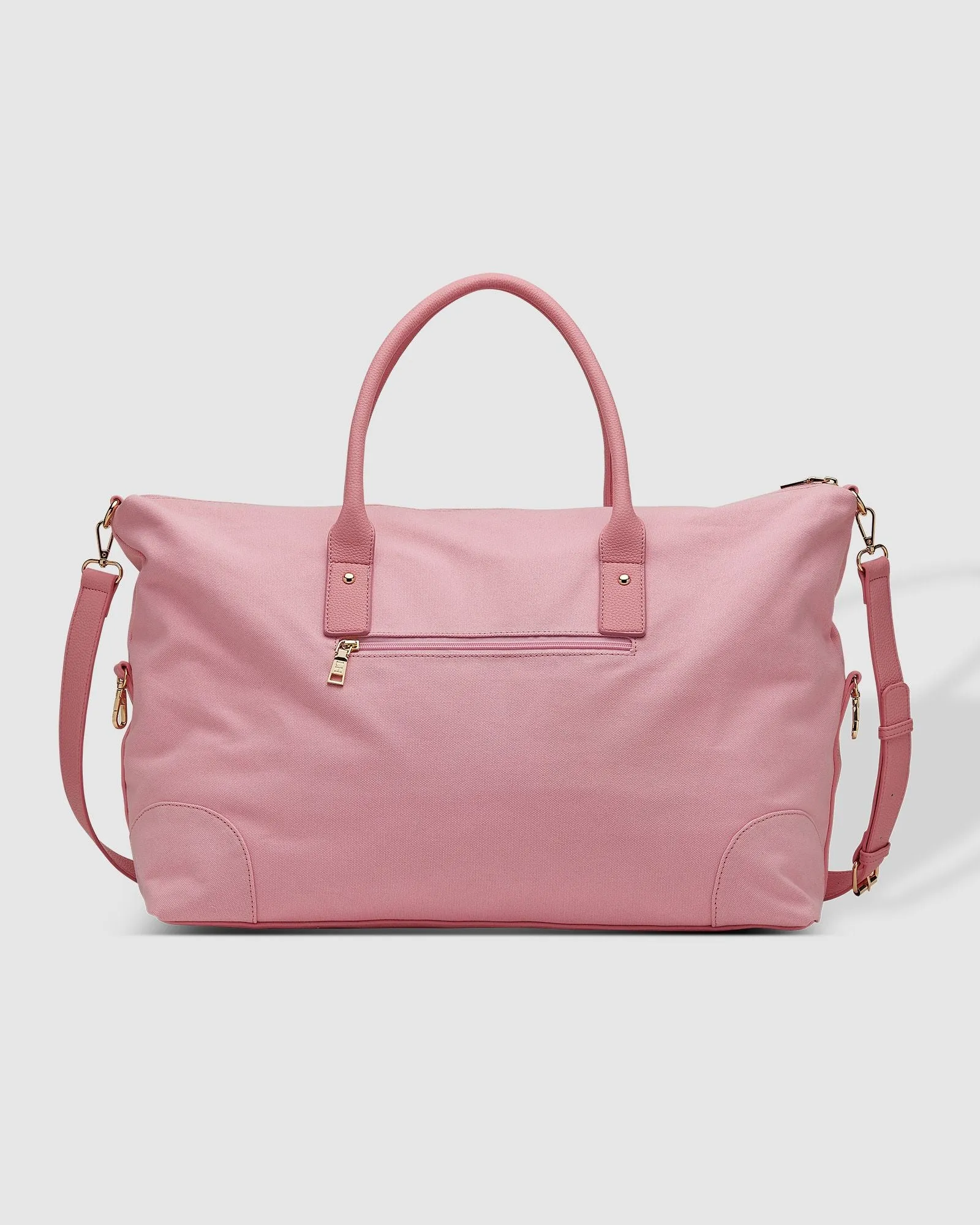 Alexis Canvas Weekender Travel Bag - Pink