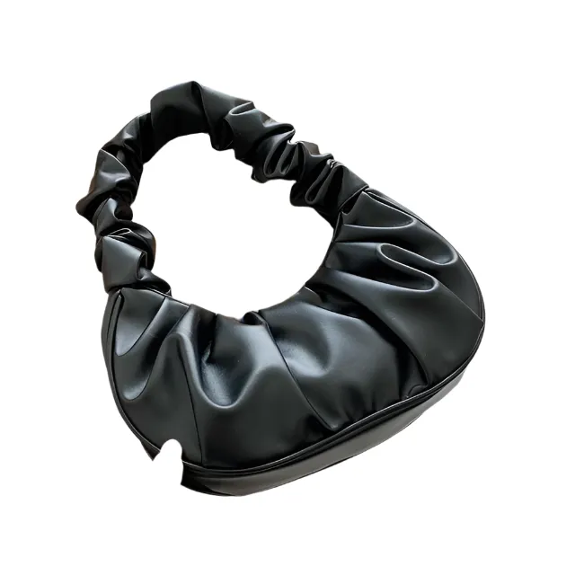 Alliah – Pleated Leather Bag for Women