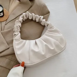 Alliah – Pleated Leather Bag for Women