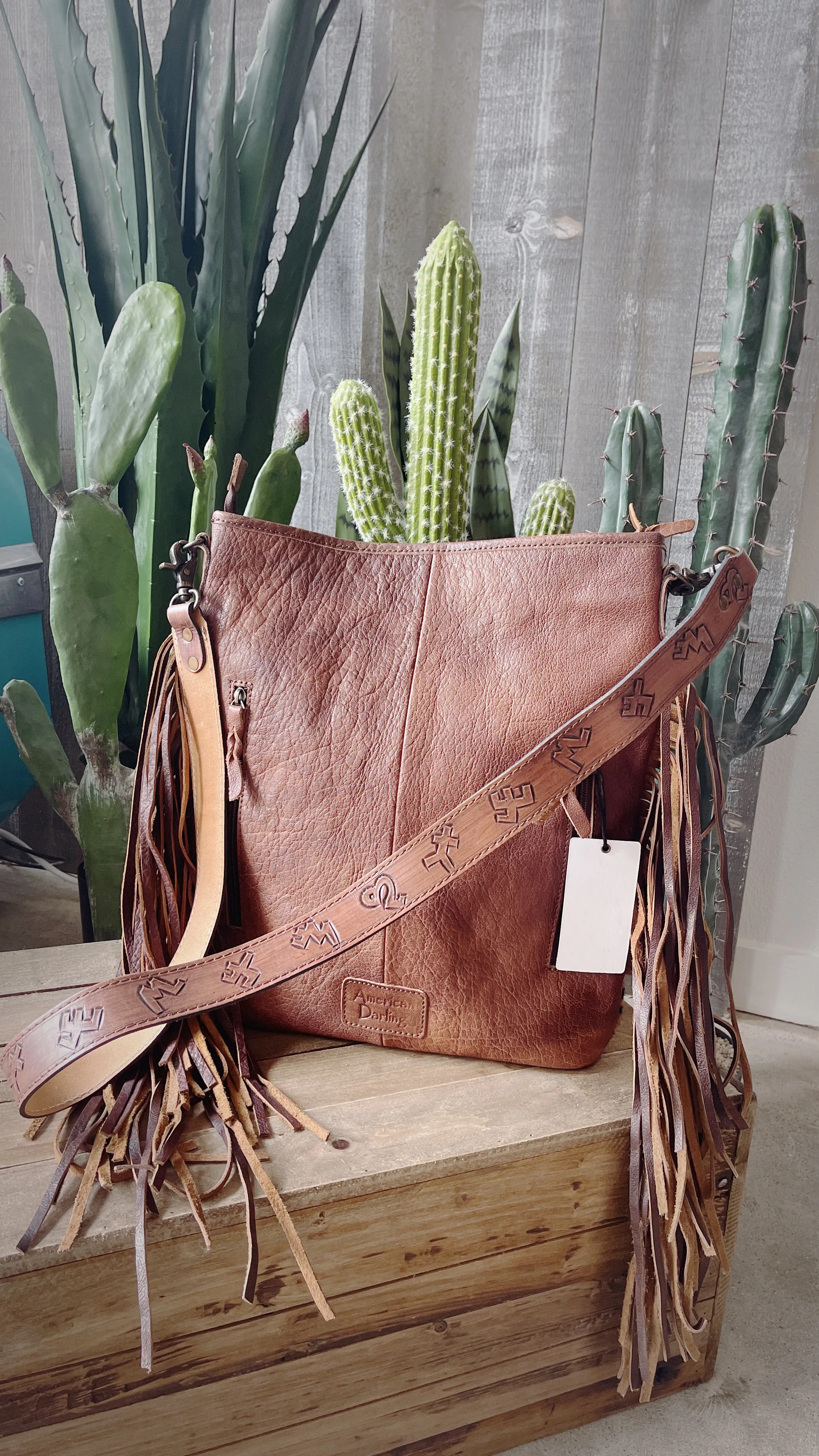 American Darling Cheetah and Tooled Leather