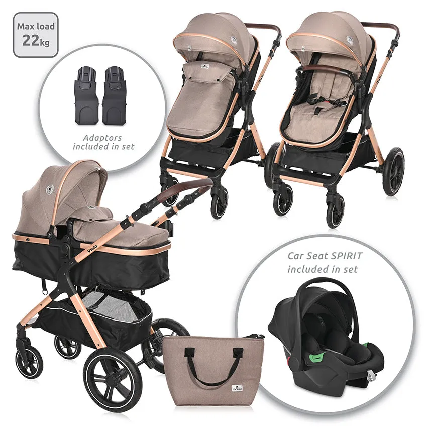 Baby Stroller VIOLA up to 22kg  carseat  bag