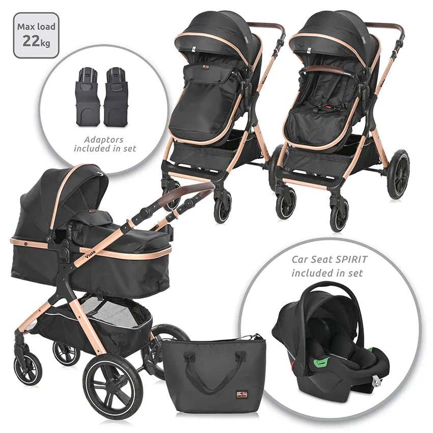 Baby Stroller VIOLA up to 22kg  carseat  bag