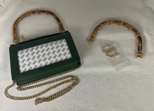 Bamboo Handles for Rachel Barri Everyday Clutch - gold