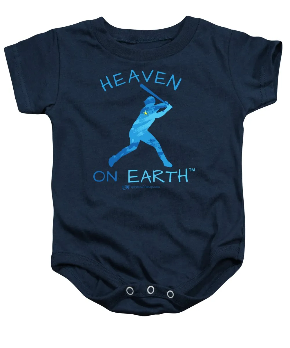 Baseball Heaven On Earth - Baby Onesie