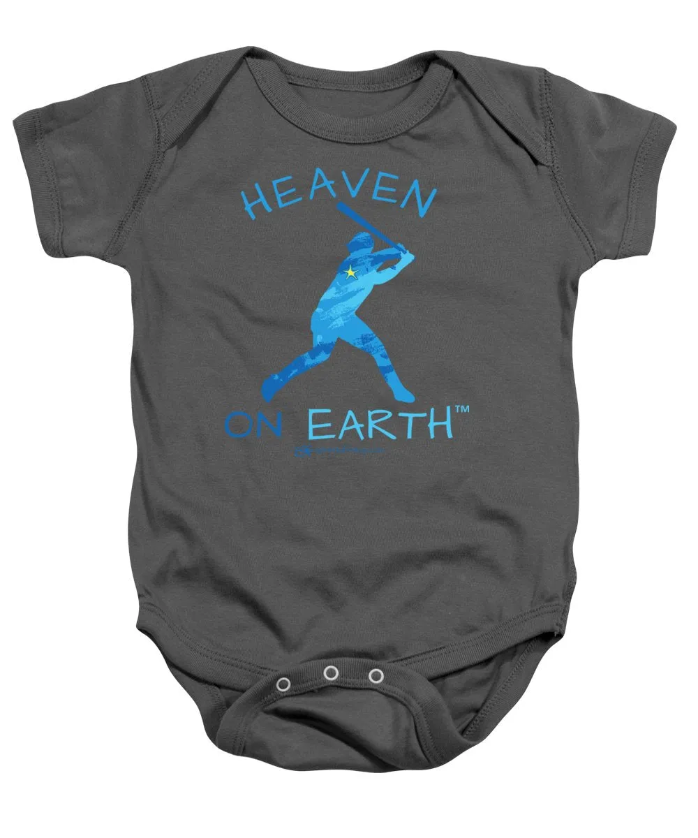 Baseball Heaven On Earth - Baby Onesie