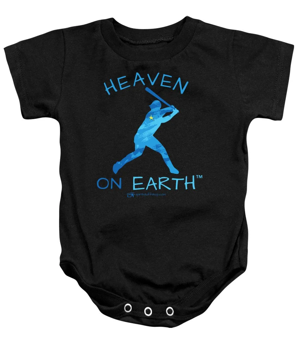 Baseball Heaven On Earth - Baby Onesie