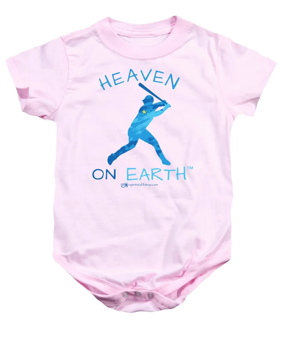 Baseball Heaven On Earth - Baby Onesie