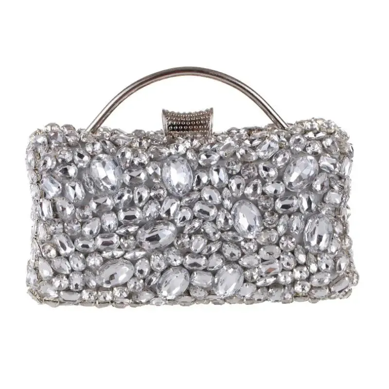 Beaded Crystal Clutch Bag