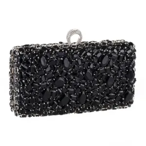 Beaded Crystal Clutch Bag