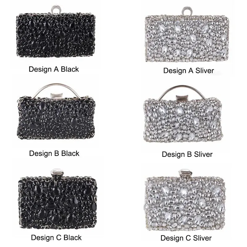 Beaded Crystal Clutch Bag