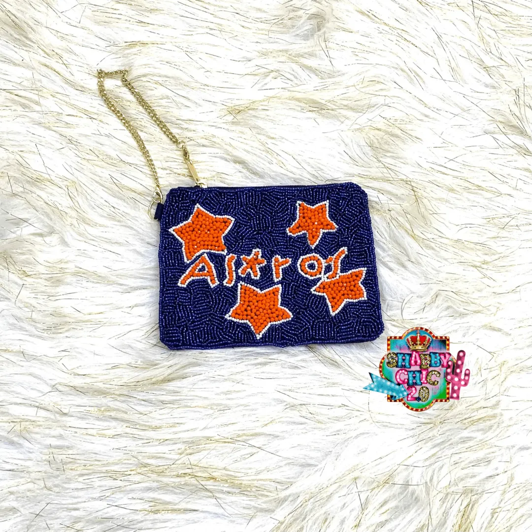 Beaded Hometown Team Coin Purses