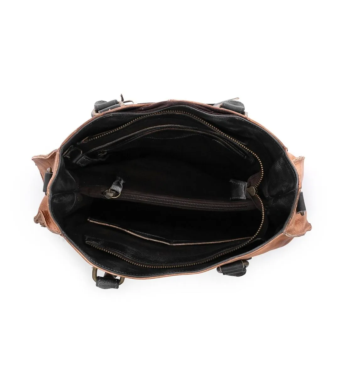 BedStu Bruna Tan Black Rustic
