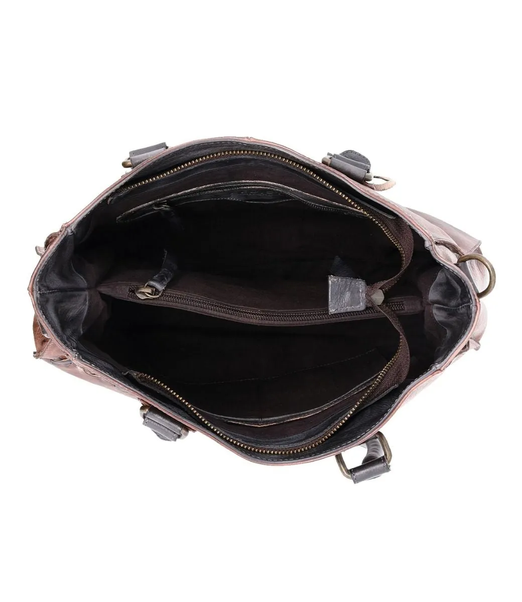 Bedstu Bruna Teak Rustic Black Rustic Purse
