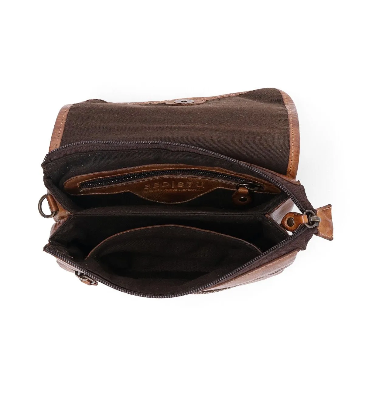 Bedstu Ziggy Tan Rustic Crossbody