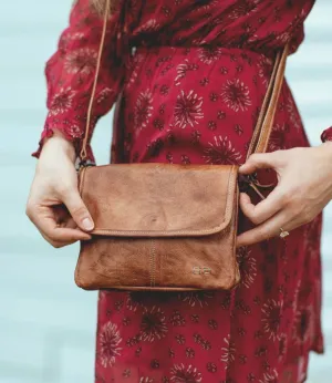 Bedstu Ziggy Tan Rustic Crossbody
