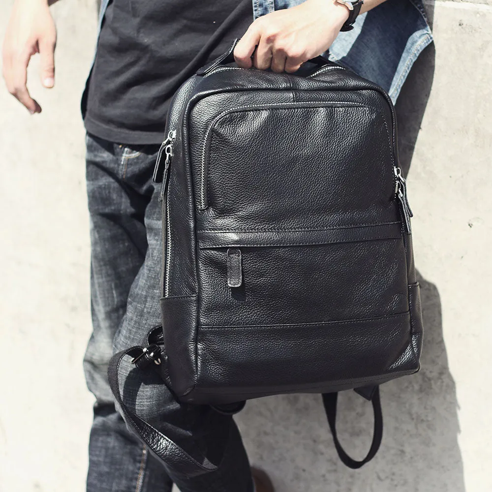 Black Leather Bookbag | Death Valley