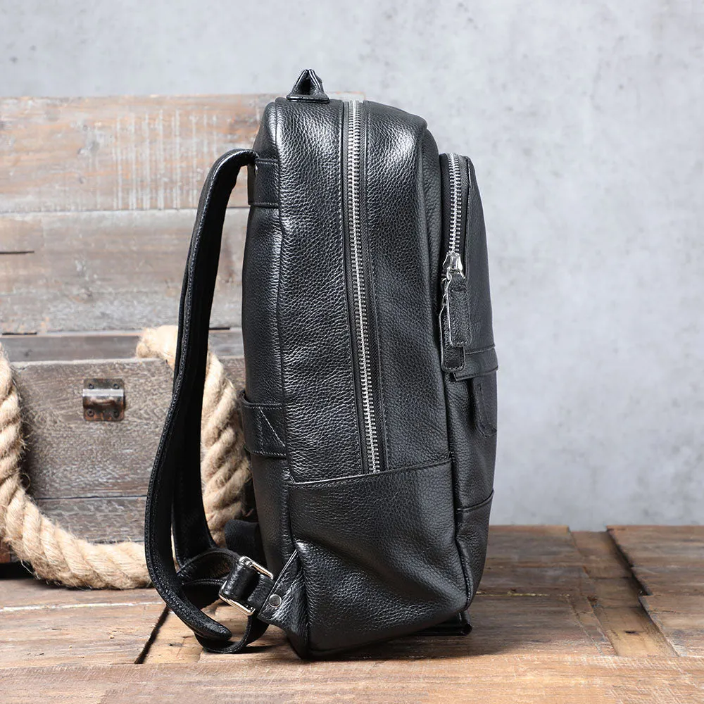 Black Leather Bookbag | Death Valley