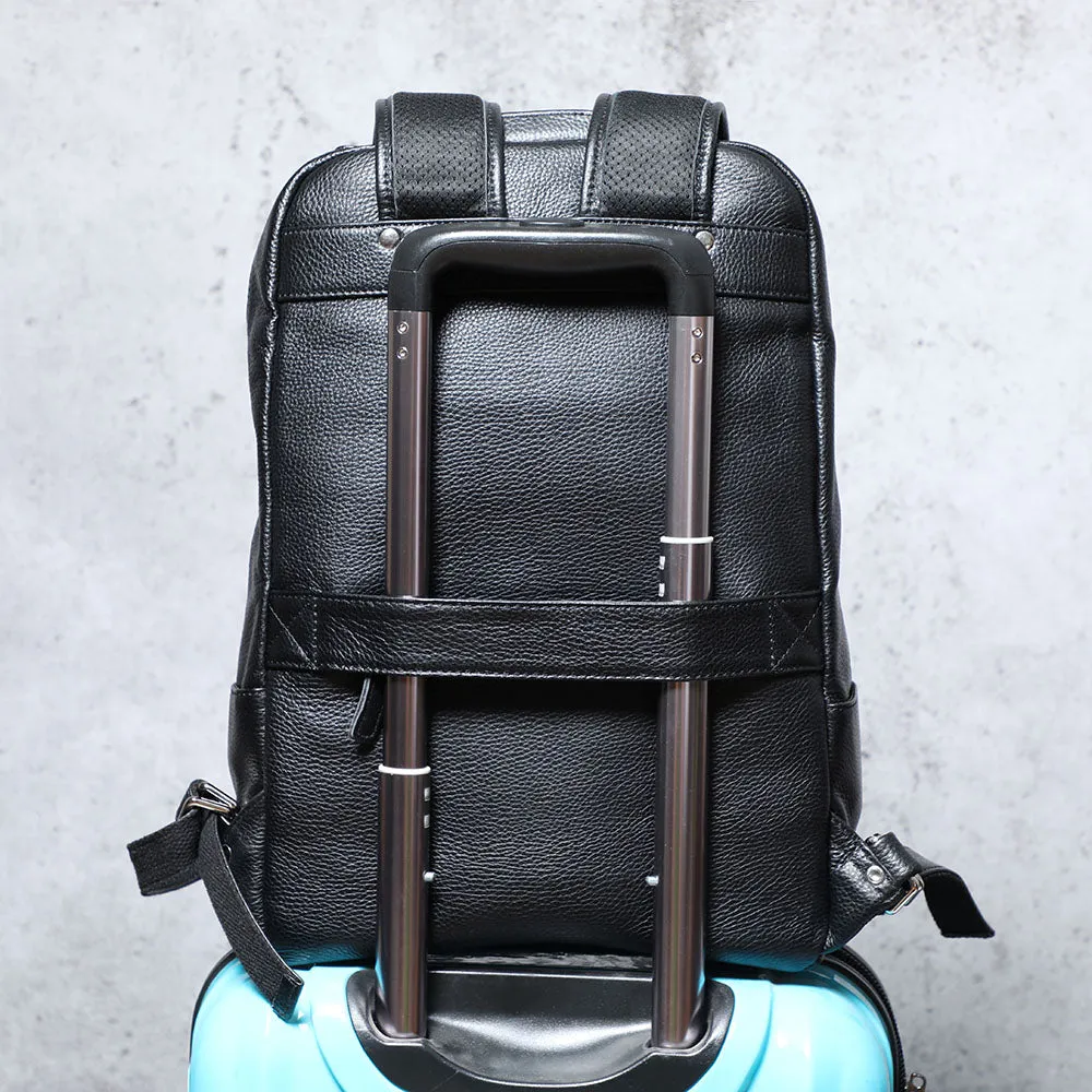 Black Leather Bookbag | Death Valley