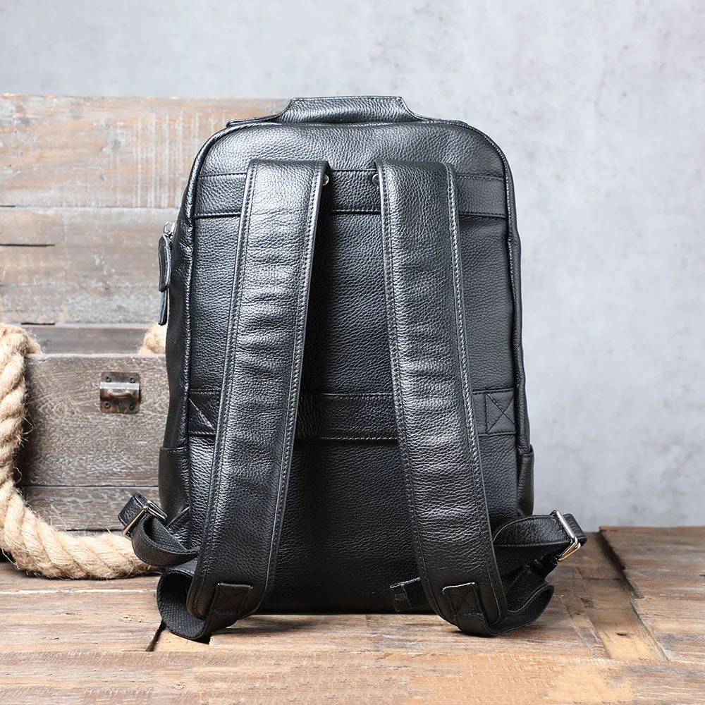 Black Leather Bookbag | Death Valley