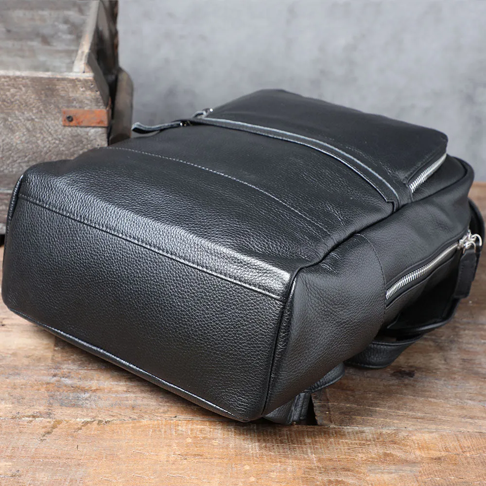 Black Leather Bookbag | Death Valley