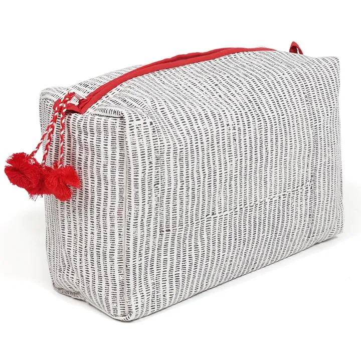 Black Stripes Toiletry Bag