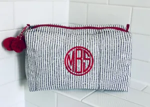 Black Stripes Toiletry Bag
