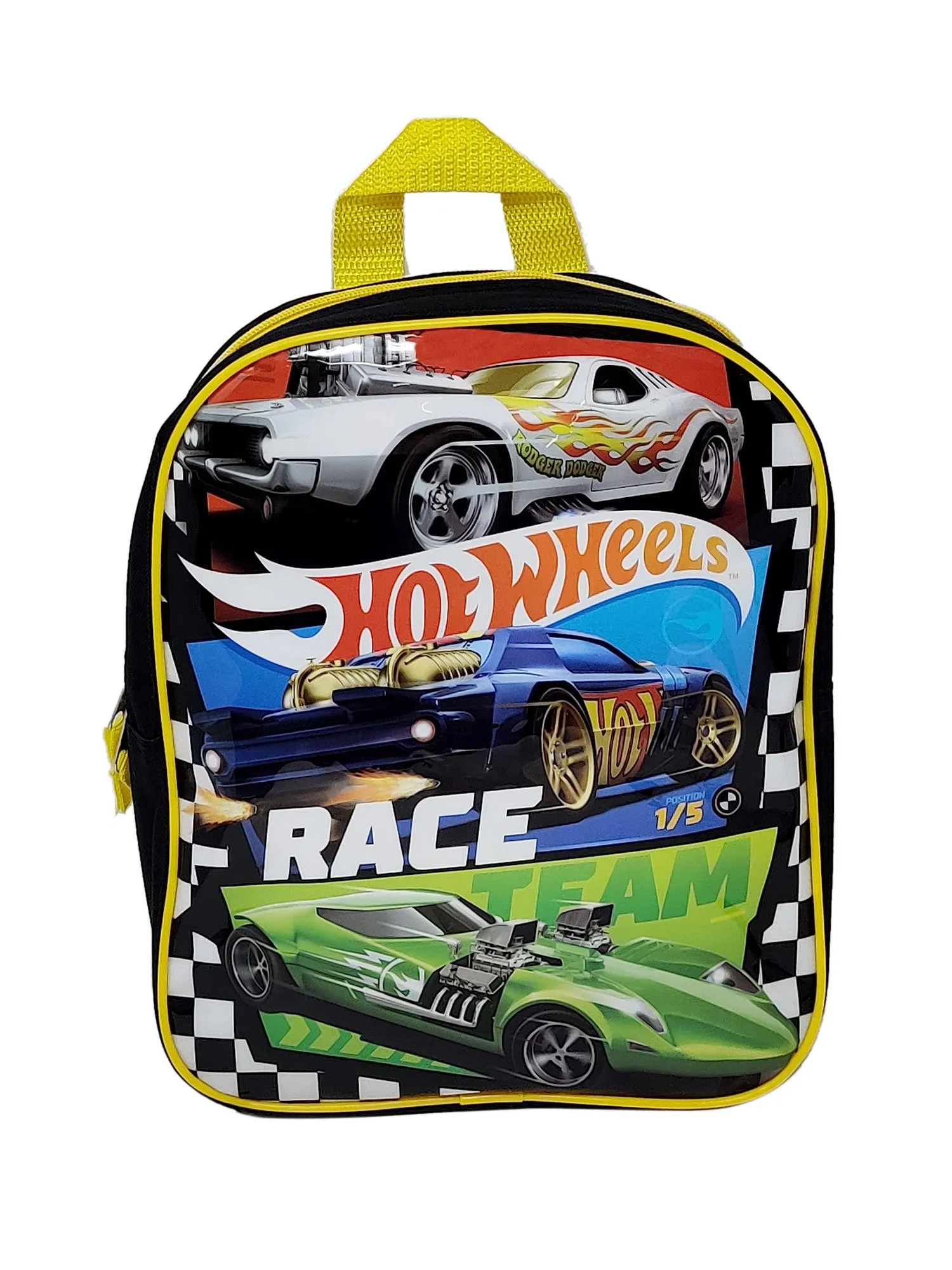 Boys Hot Wheels Mini Backpack 11" Cars w/ 4-Color Retractable Ballpoint Pen Set