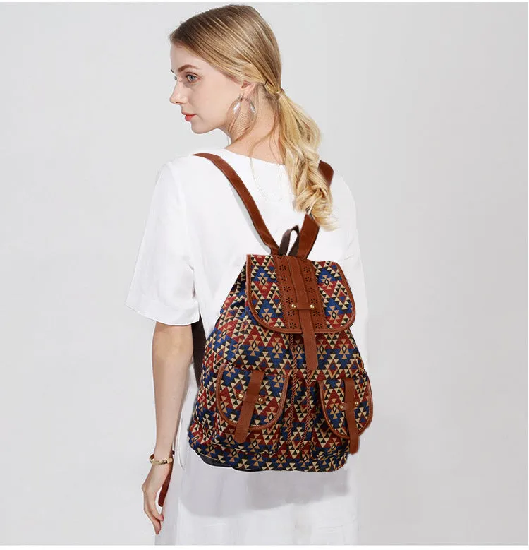 BP771 - Retro Canvas Backpack
