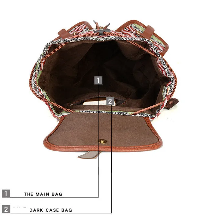 BP771 - Retro Canvas Backpack