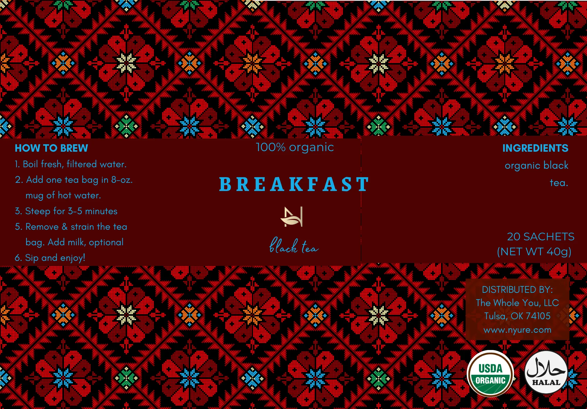 Breakfast Tea - Tatreez Limited Edition