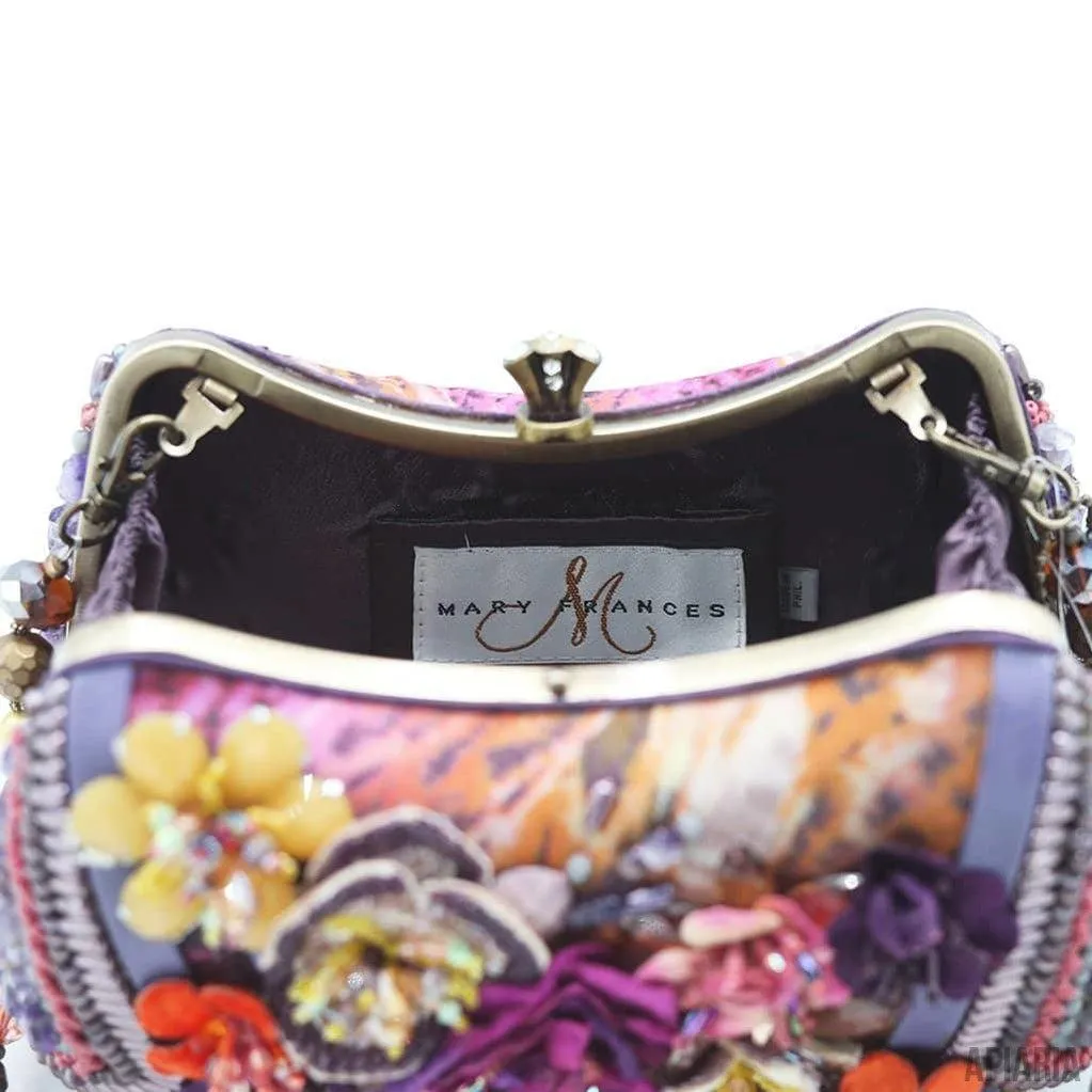 California Dreamin Handbag by Mary Frances, Hand beaded and embroidered