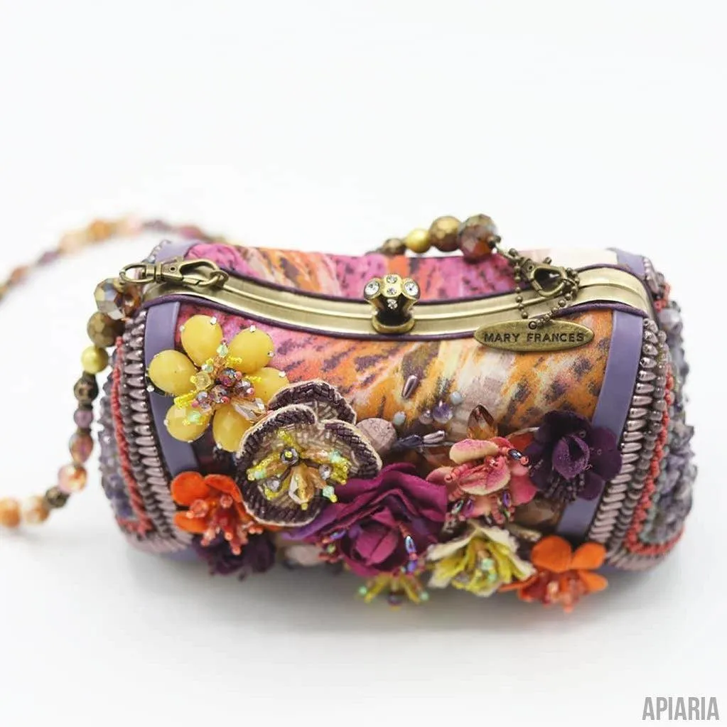 California Dreamin Handbag by Mary Frances, Hand beaded and embroidered