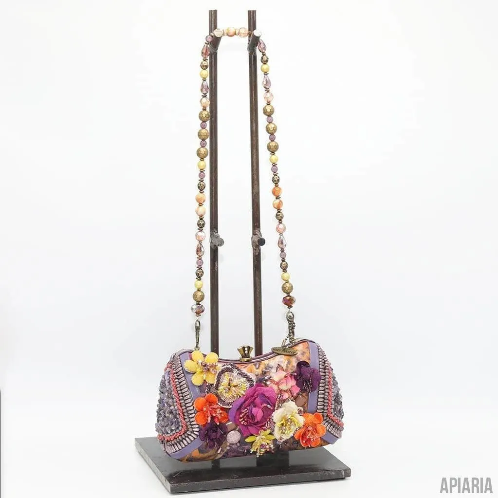 California Dreamin Handbag by Mary Frances, Hand beaded and embroidered