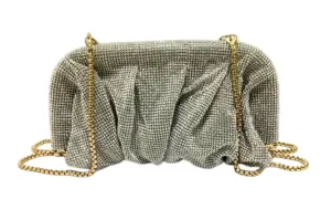 Camila Clutch | Iridescent Silver