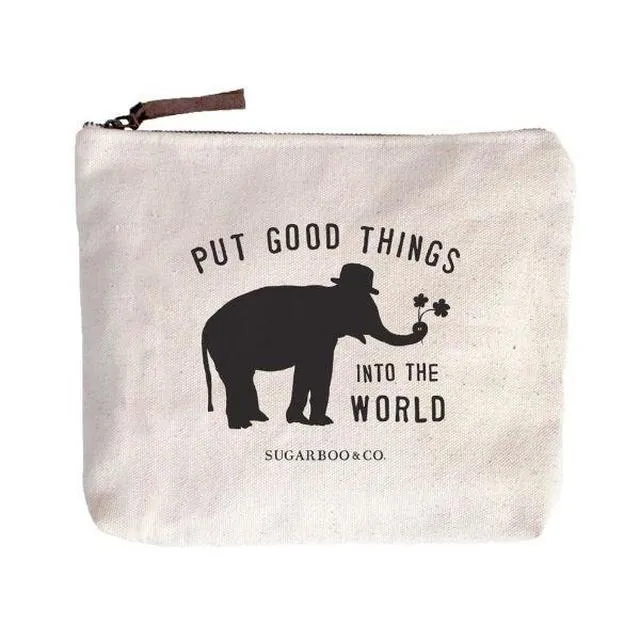Canvas Zip Bags- Multiple Options Available