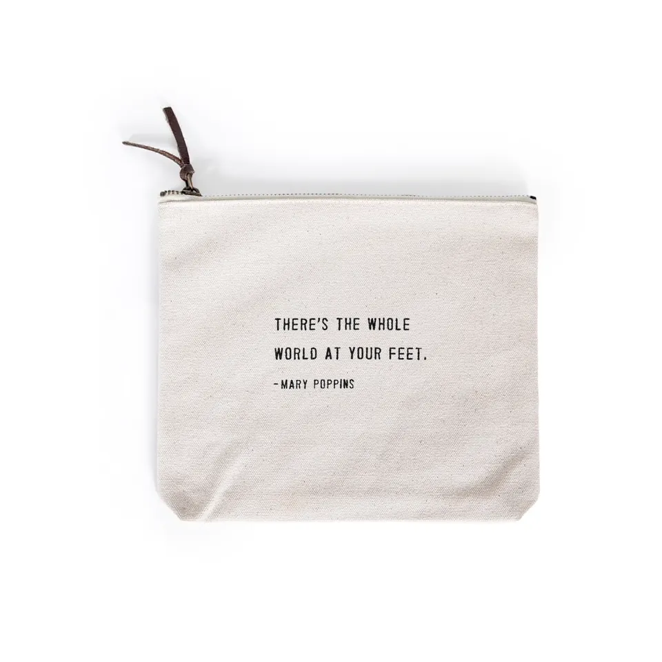 Canvas Zip Bags- Multiple Options Available