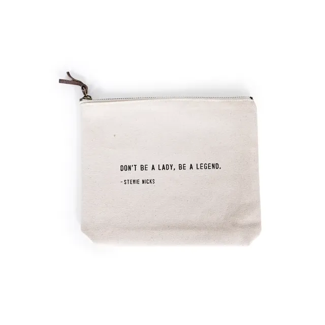 Canvas Zip Bags- Multiple Options Available
