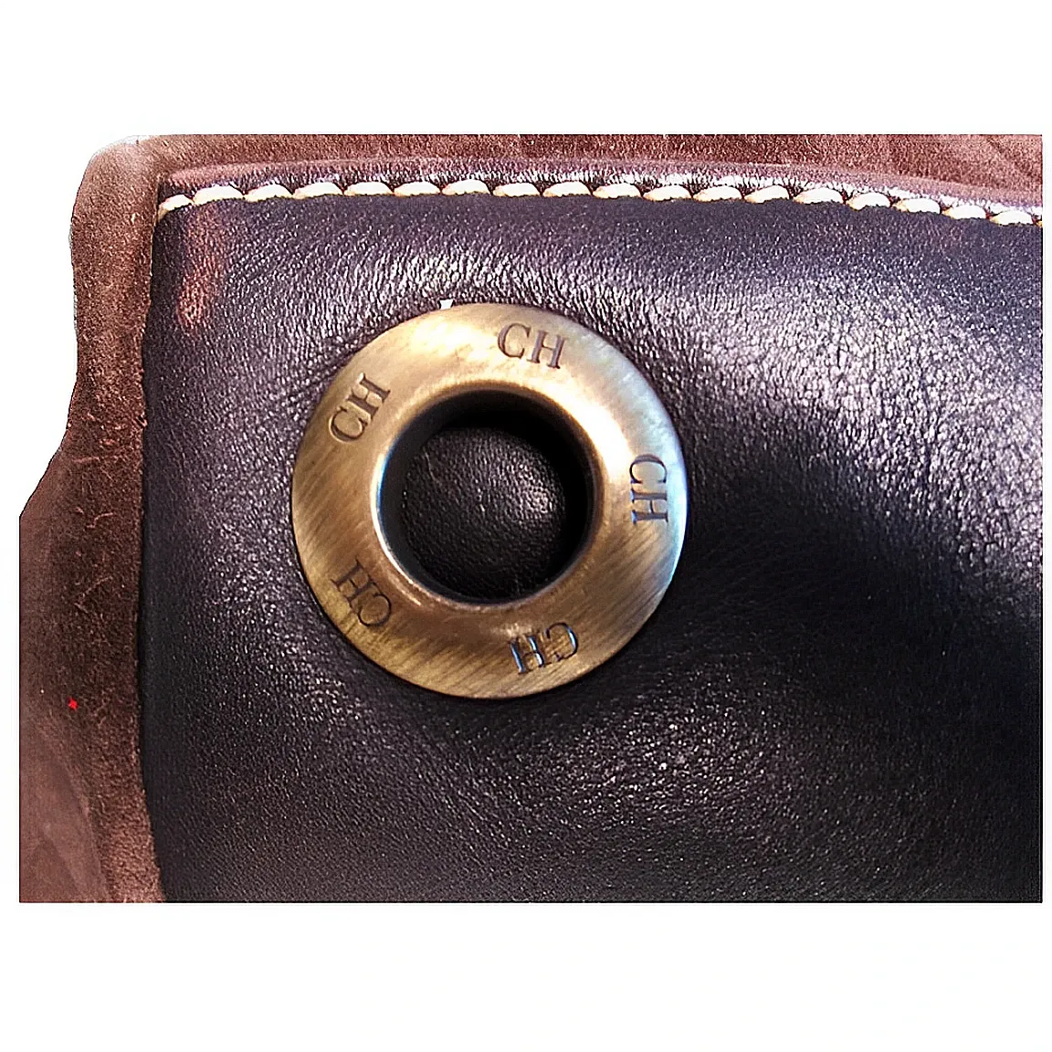 Carolina Herrera Brown Suede Leather Shoulder Bag
