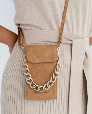 Celeste Phone Bag (Vintage Tan)
