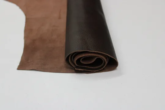 Chocolate Brown Leather  PRE CUT Pieces | 12"x12", 12"x18", 12"x24" Precuts Sheets for Crafts
