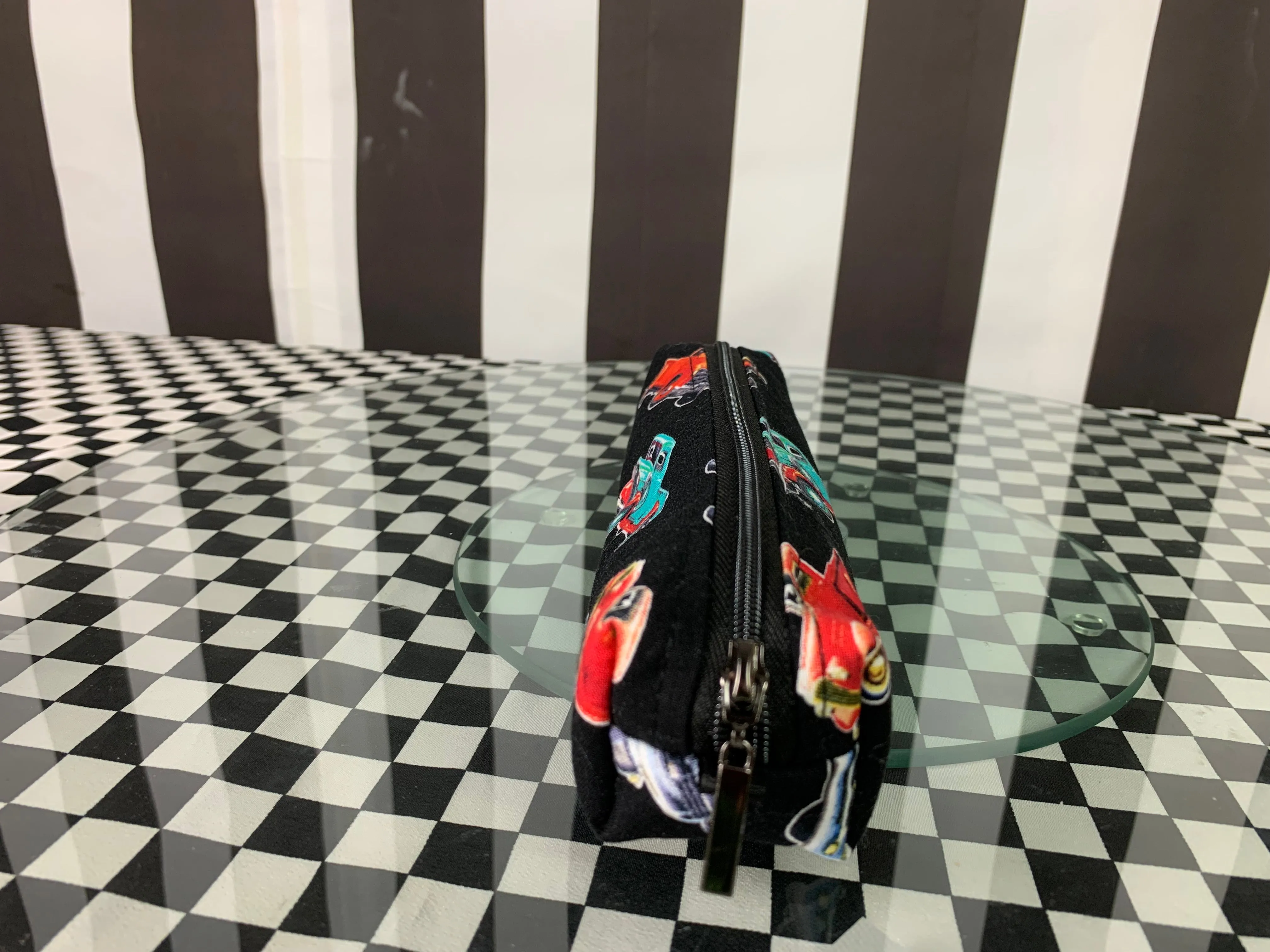 Classic cars pick ups boxy pencil case