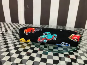Classic cars pick ups boxy pencil case
