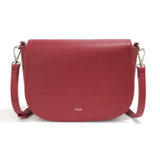 Colab - Janni Flap Crossbody #7275 | Pomegranate