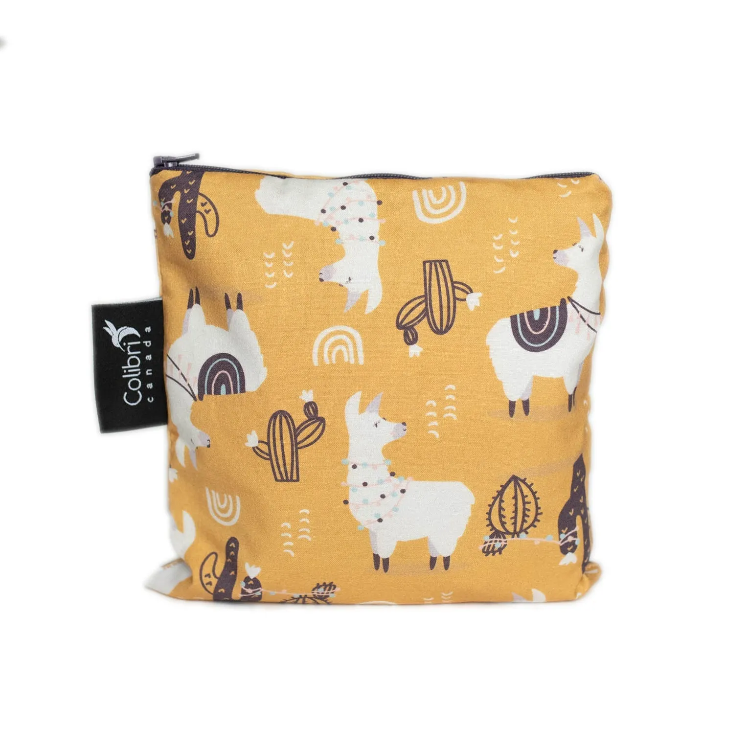 Colibri Reusable Large Snack Bag -  Llama